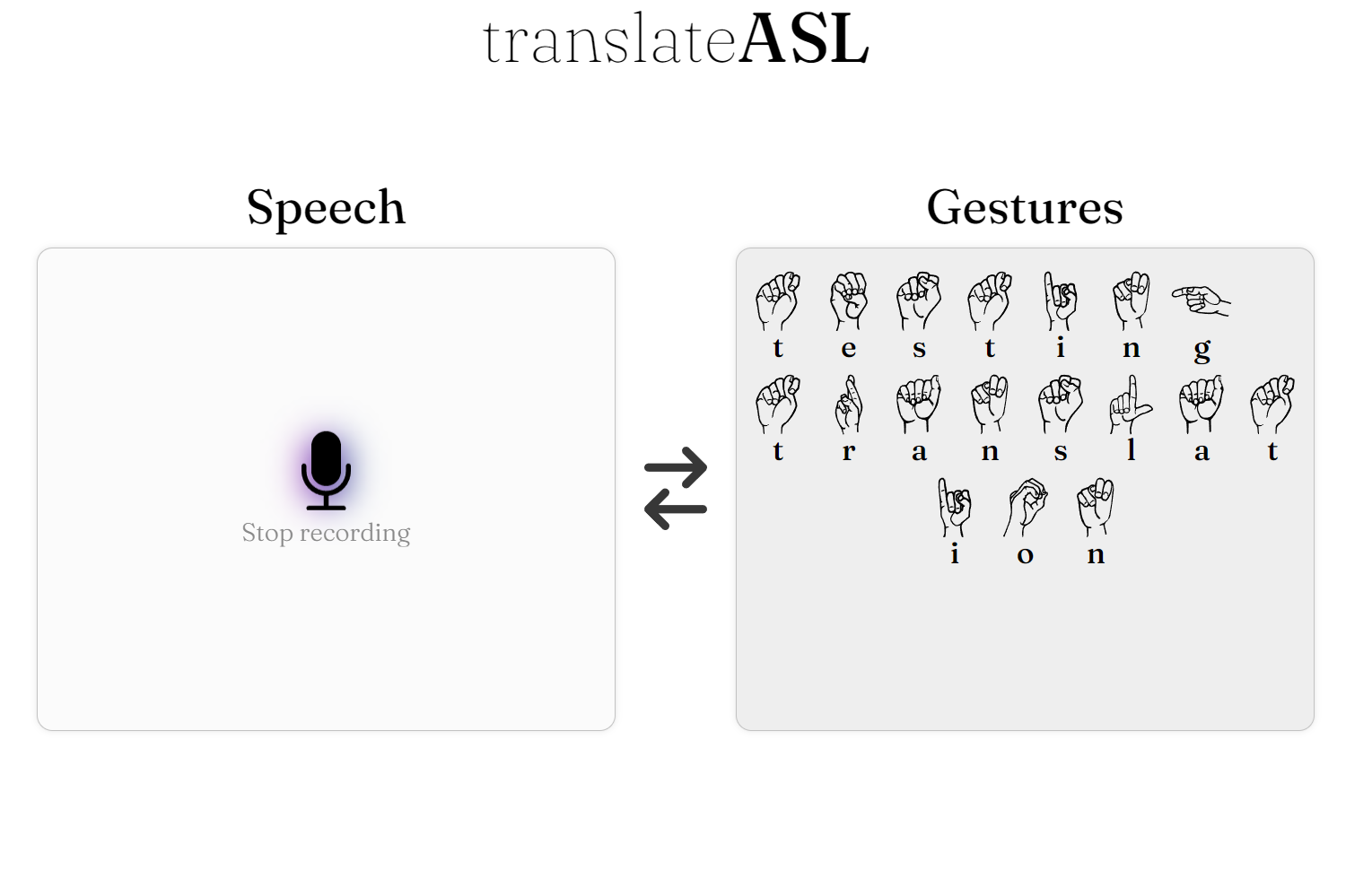 ASL Translation